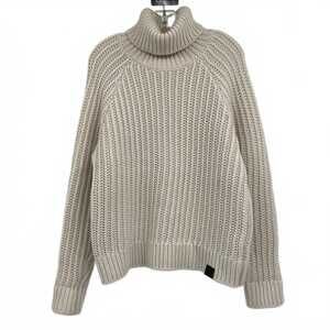 G-Star Cream Knit Turtleneck Sweater | Women’s Size M